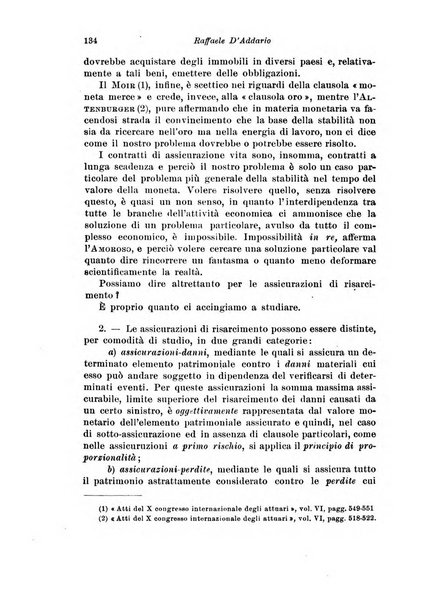 Assicurazioni rivista di diritto, economia e finanza delle assicurazioni private