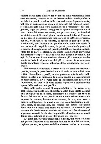 Assicurazioni rivista di diritto, economia e finanza delle assicurazioni private