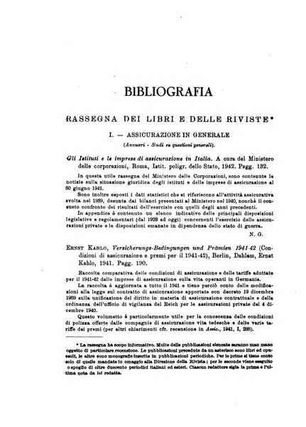 Assicurazioni rivista di diritto, economia e finanza delle assicurazioni private