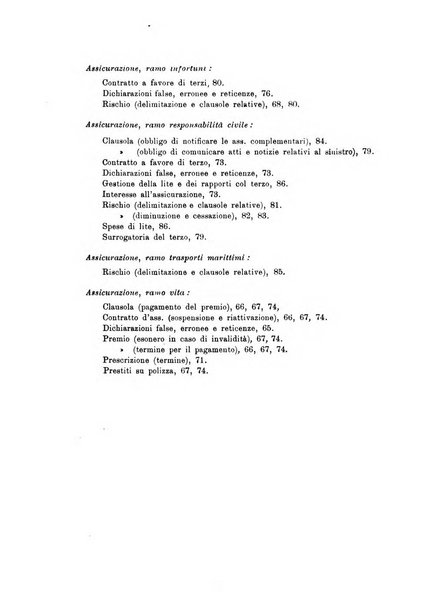 Assicurazioni rivista di diritto, economia e finanza delle assicurazioni private