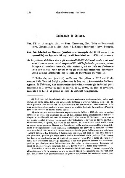 Assicurazioni rivista di diritto, economia e finanza delle assicurazioni private