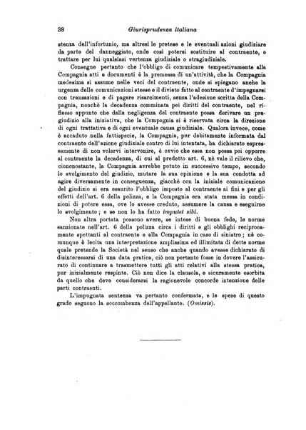 Assicurazioni rivista di diritto, economia e finanza delle assicurazioni private