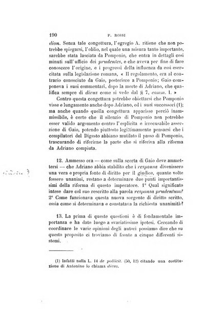 Studi senesi nel Circolo giuridico della R. Universita