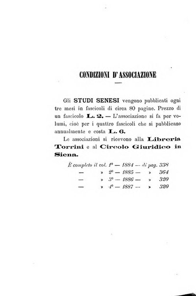 Studi senesi nel Circolo giuridico della R. Universita