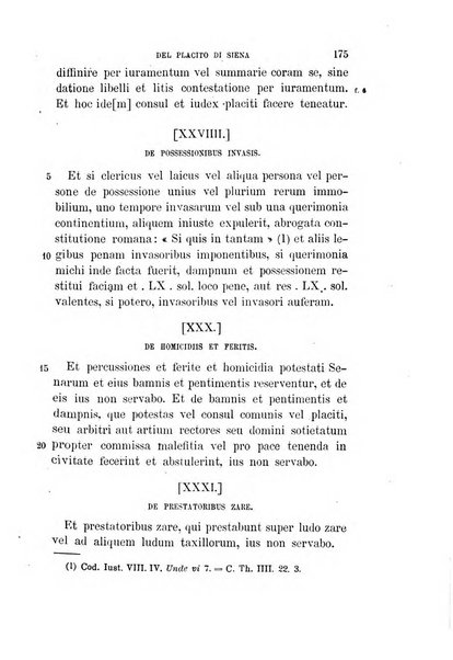 Studi senesi nel Circolo giuridico della R. Universita