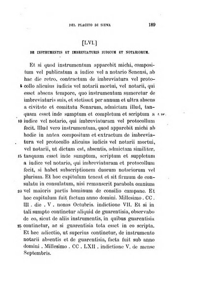 Studi senesi nel Circolo giuridico della R. Universita