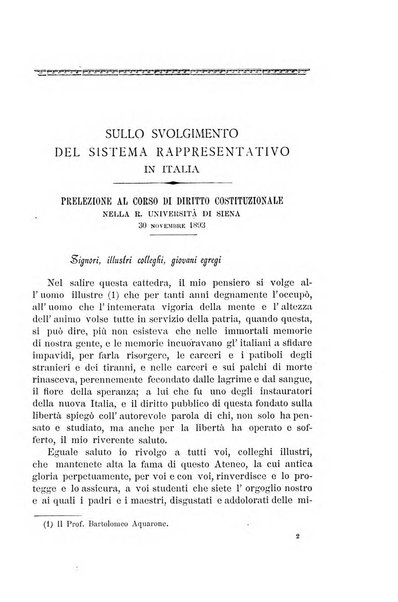 Studi senesi nel Circolo giuridico della R. Universita