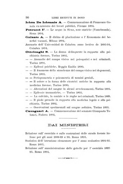 Studi senesi nel Circolo giuridico della R. Universita