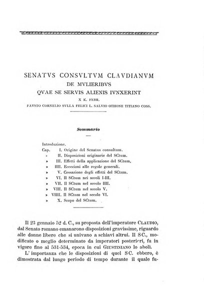 Studi senesi nel Circolo giuridico della R. Universita