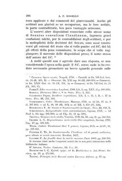 Studi senesi nel Circolo giuridico della R. Universita