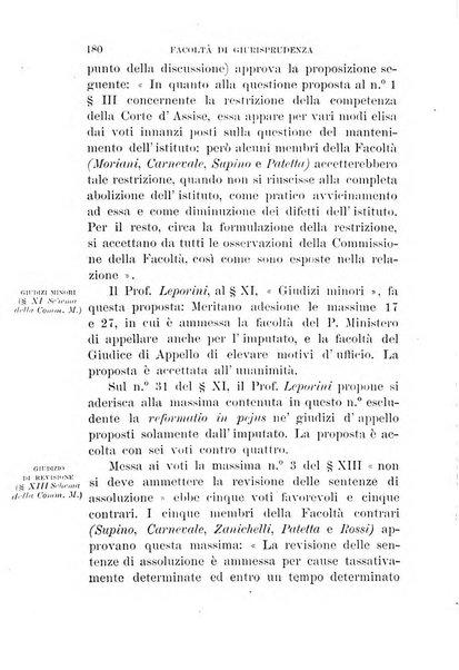 Studi senesi nel Circolo giuridico della R. Universita