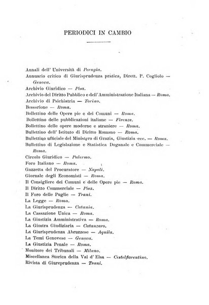 Studi senesi nel Circolo giuridico della R. Universita