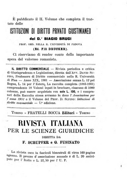 Studi senesi nel Circolo giuridico della R. Universita