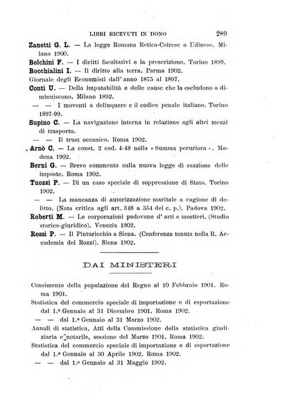 Studi senesi nel Circolo giuridico della R. Universita