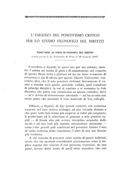 Studi senesi nel Circolo giuridico della R. Universita