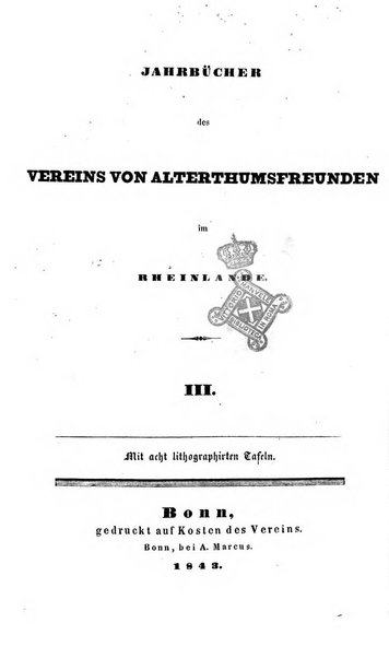 Jahrbucher des Vereins von Altertumsfreunden im Rheinlande