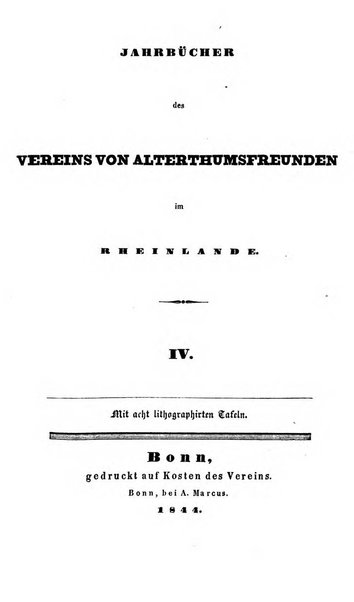 Jahrbucher des Vereins von Altertumsfreunden im Rheinlande