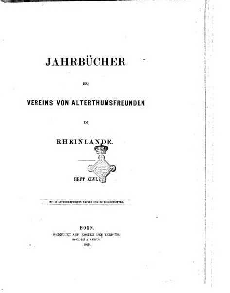 Jahrbucher des Vereins von Altertumsfreunden im Rheinlande