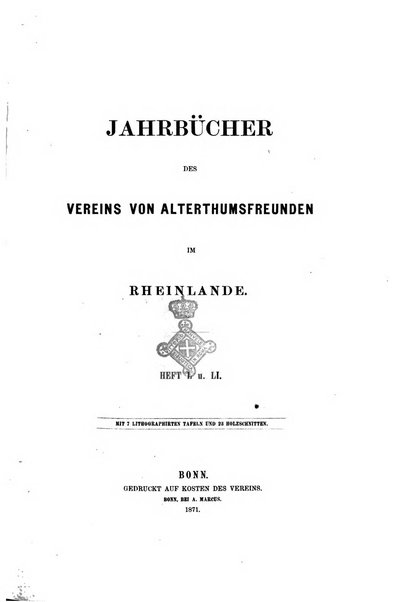 Jahrbucher des Vereins von Altertumsfreunden im Rheinlande