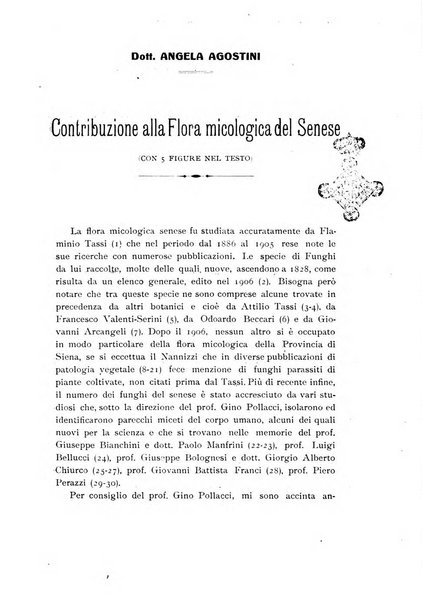 Archivio botanico per la sistematica, fitogeografia e genetica (storica e sperimentale) e Bollettino dell'Istituto botanico della R. Università di Modena