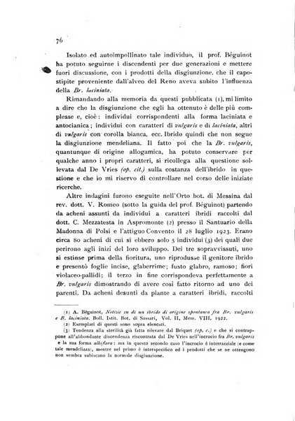 Archivio botanico per la sistematica, fitogeografia e genetica (storica e sperimentale) e Bollettino dell'Istituto botanico della R. Università di Modena