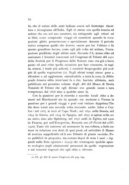 Archivio botanico per la sistematica, fitogeografia e genetica (storica e sperimentale) e Bollettino dell'Istituto botanico della R. Università di Modena