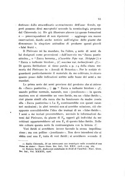 Archivio botanico per la sistematica, fitogeografia e genetica (storica e sperimentale) e Bollettino dell'Istituto botanico della R. Università di Modena