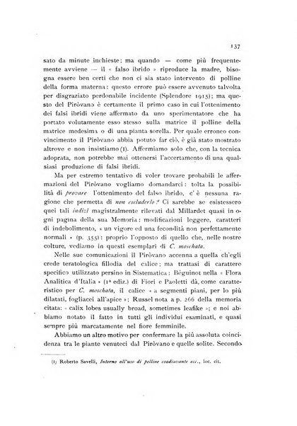 Archivio botanico per la sistematica, fitogeografia e genetica (storica e sperimentale) e Bollettino dell'Istituto botanico della R. Università di Modena