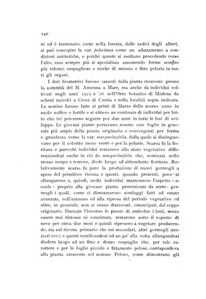 Archivio botanico per la sistematica, fitogeografia e genetica (storica e sperimentale) e Bollettino dell'Istituto botanico della R. Università di Modena