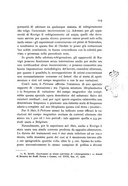 Archivio botanico per la sistematica, fitogeografia e genetica (storica e sperimentale) e Bollettino dell'Istituto botanico della R. Università di Modena