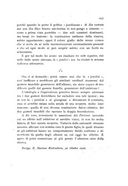 Archivio botanico per la sistematica, fitogeografia e genetica (storica e sperimentale) e Bollettino dell'Istituto botanico della R. Università di Modena