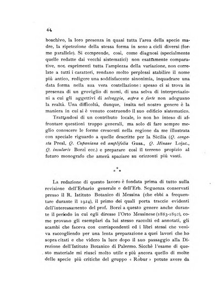 Archivio botanico per la sistematica, fitogeografia e genetica (storica e sperimentale) e Bollettino dell'Istituto botanico della R. Università di Modena