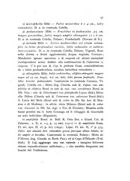 Archivio botanico per la sistematica, fitogeografia e genetica (storica e sperimentale) e Bollettino dell'Istituto botanico della R. Università di Modena