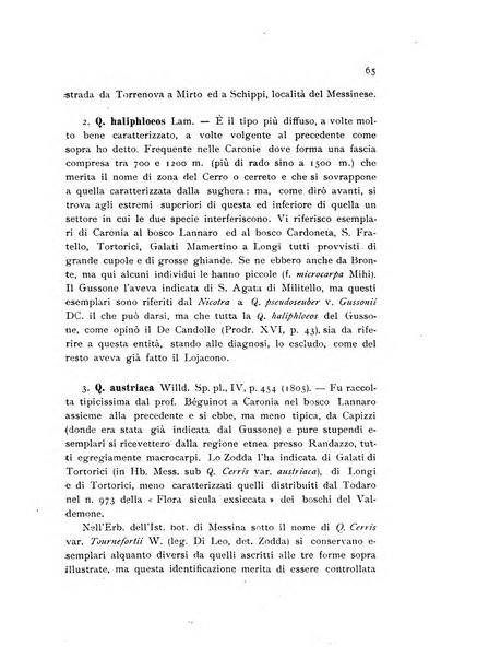 Archivio botanico per la sistematica, fitogeografia e genetica (storica e sperimentale) e Bollettino dell'Istituto botanico della R. Università di Modena