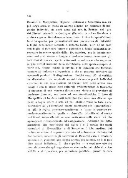 Archivio botanico per la sistematica, fitogeografia e genetica (storica e sperimentale) e Bollettino dell'Istituto botanico della R. Università di Modena