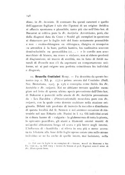 Archivio botanico per la sistematica, fitogeografia e genetica (storica e sperimentale) e Bollettino dell'Istituto botanico della R. Università di Modena