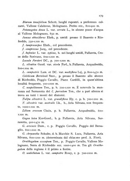 Archivio botanico per la sistematica, fitogeografia e genetica (storica e sperimentale) e Bollettino dell'Istituto botanico della R. Università di Modena