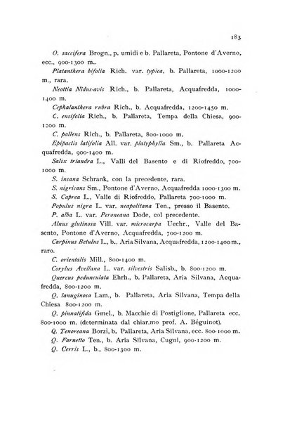 Archivio botanico per la sistematica, fitogeografia e genetica (storica e sperimentale) e Bollettino dell'Istituto botanico della R. Università di Modena