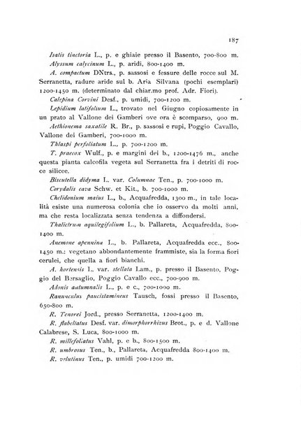 Archivio botanico per la sistematica, fitogeografia e genetica (storica e sperimentale) e Bollettino dell'Istituto botanico della R. Università di Modena