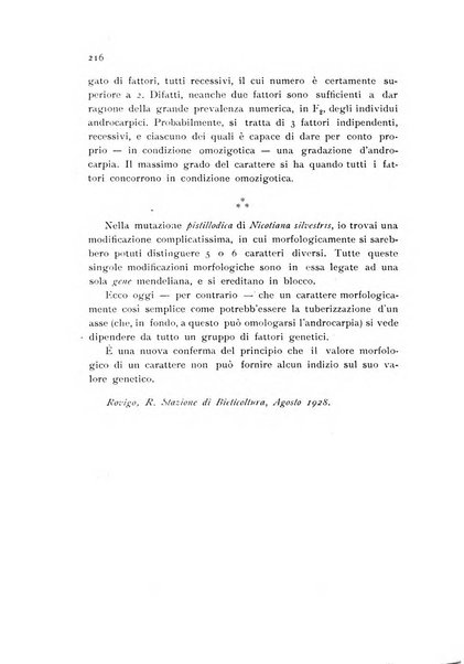 Archivio botanico per la sistematica, fitogeografia e genetica (storica e sperimentale) e Bollettino dell'Istituto botanico della R. Università di Modena