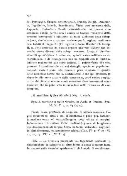 Archivio botanico per la sistematica, fitogeografia e genetica (storica e sperimentale) e Bollettino dell'Istituto botanico della R. Università di Modena