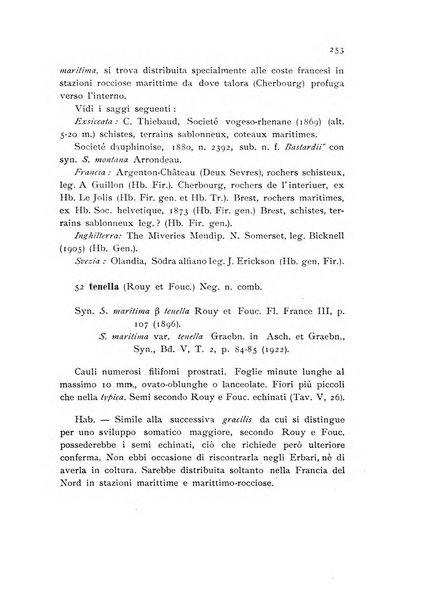 Archivio botanico per la sistematica, fitogeografia e genetica (storica e sperimentale) e Bollettino dell'Istituto botanico della R. Università di Modena