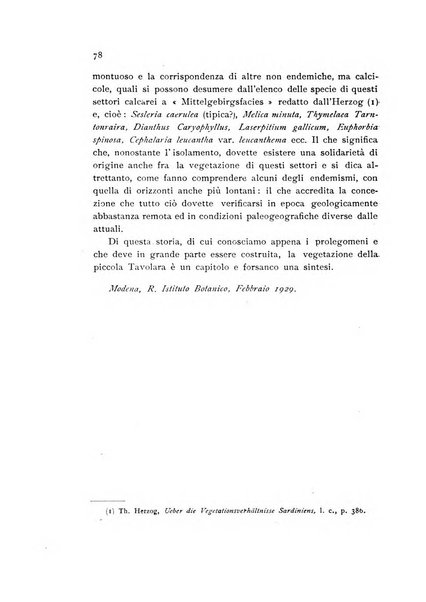 Archivio botanico per la sistematica, fitogeografia e genetica (storica e sperimentale) e Bollettino dell'Istituto botanico della R. Università di Modena