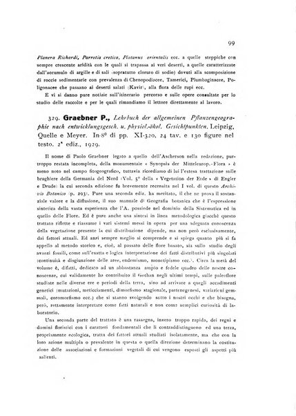 Archivio botanico per la sistematica, fitogeografia e genetica (storica e sperimentale) e Bollettino dell'Istituto botanico della R. Università di Modena