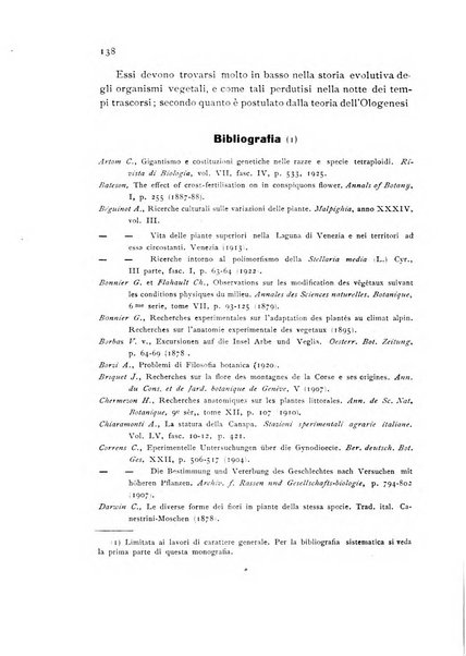 Archivio botanico per la sistematica, fitogeografia e genetica (storica e sperimentale) e Bollettino dell'Istituto botanico della R. Università di Modena