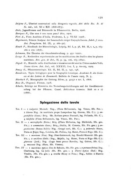 Archivio botanico per la sistematica, fitogeografia e genetica (storica e sperimentale) e Bollettino dell'Istituto botanico della R. Università di Modena