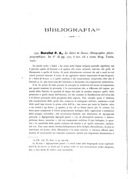 Archivio botanico per la sistematica, fitogeografia e genetica (storica e sperimentale) e Bollettino dell'Istituto botanico della R. Università di Modena