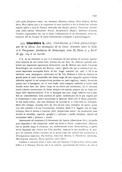 Archivio botanico per la sistematica, fitogeografia e genetica (storica e sperimentale) e Bollettino dell'Istituto botanico della R. Università di Modena