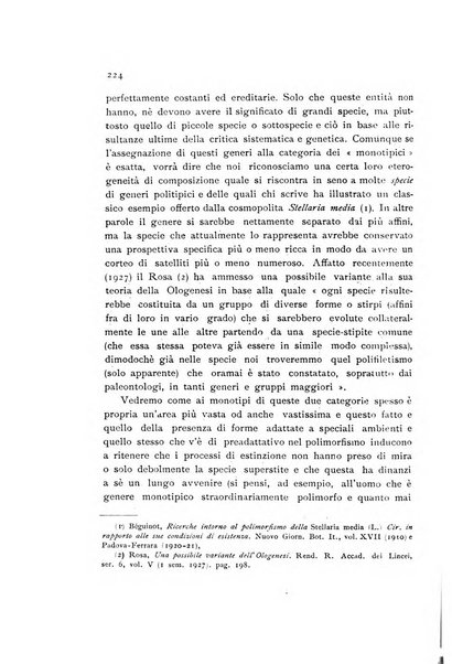 Archivio botanico per la sistematica, fitogeografia e genetica (storica e sperimentale) e Bollettino dell'Istituto botanico della R. Università di Modena