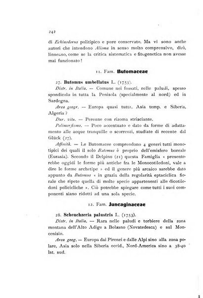 Archivio botanico per la sistematica, fitogeografia e genetica (storica e sperimentale) e Bollettino dell'Istituto botanico della R. Università di Modena